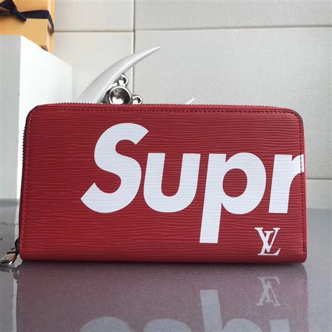 supreme x louis vuitton wallet red|supreme Louis Vuitton wallet men.